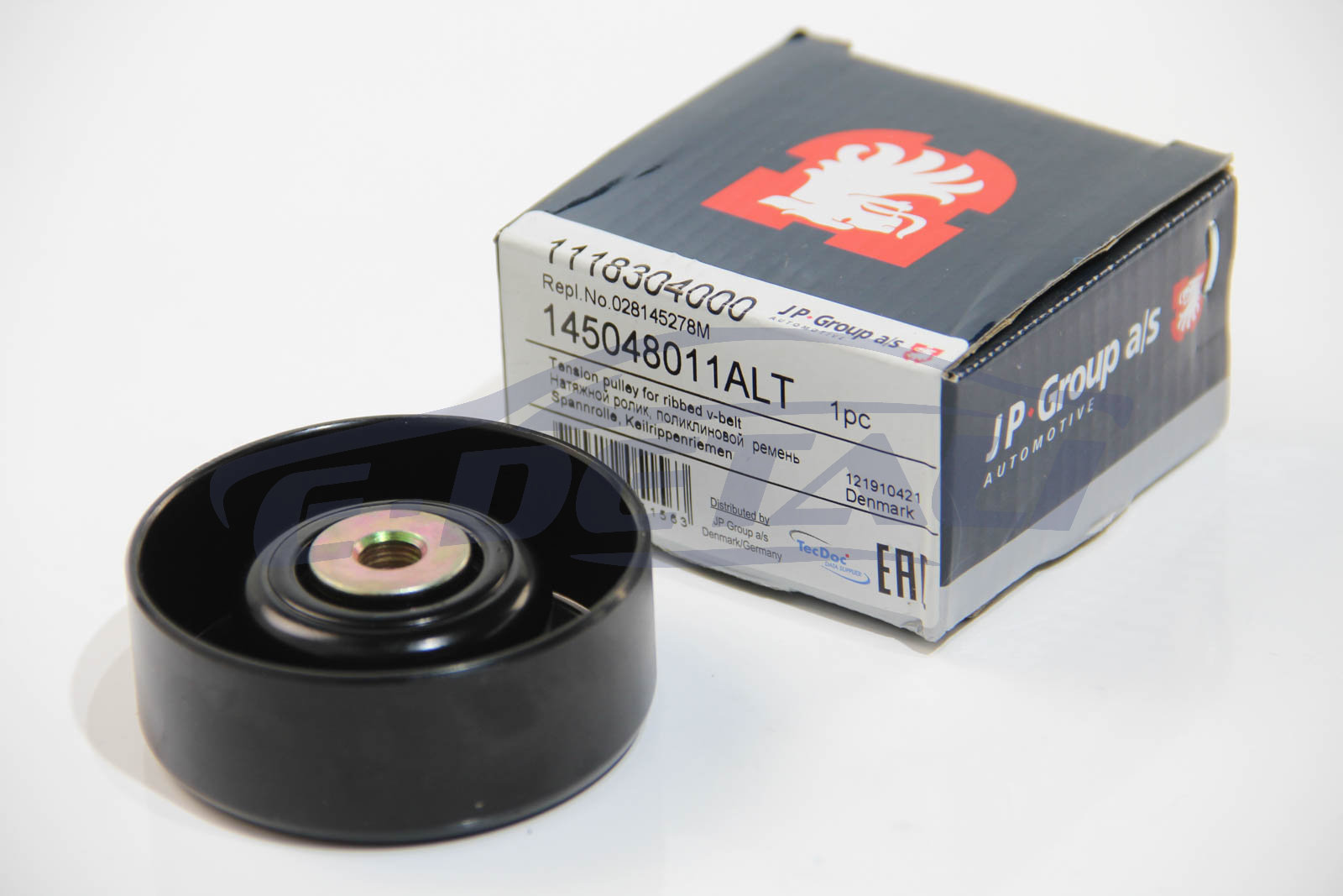 1118304000 JP GROUP Натяжной ролик, поликлиновой ремень